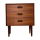 MidCentury Danish modern teak chest of drawers by Ejvind A. Johansson