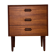 MidCentury Danish modern teak chest of drawers by Ejvind A. Johansson
