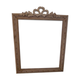 Carved wood frame