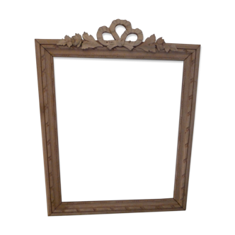 Carved wood frame