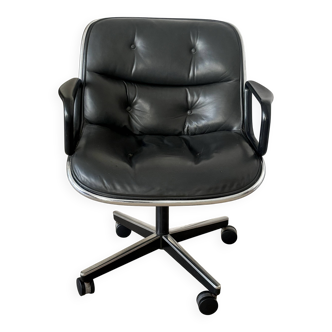 Pollock executive armchair, published by knoll, edition 1980.