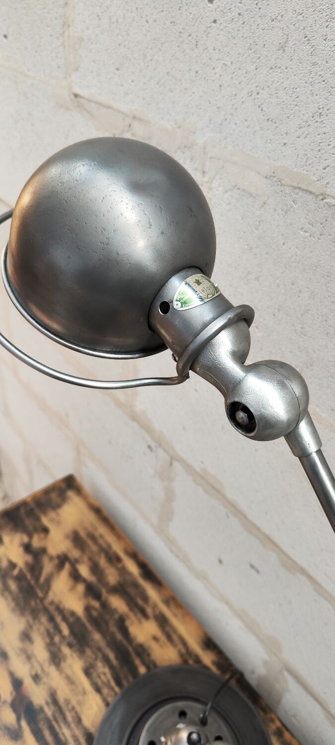 Industrial lamp Jielde two arms patina grahite