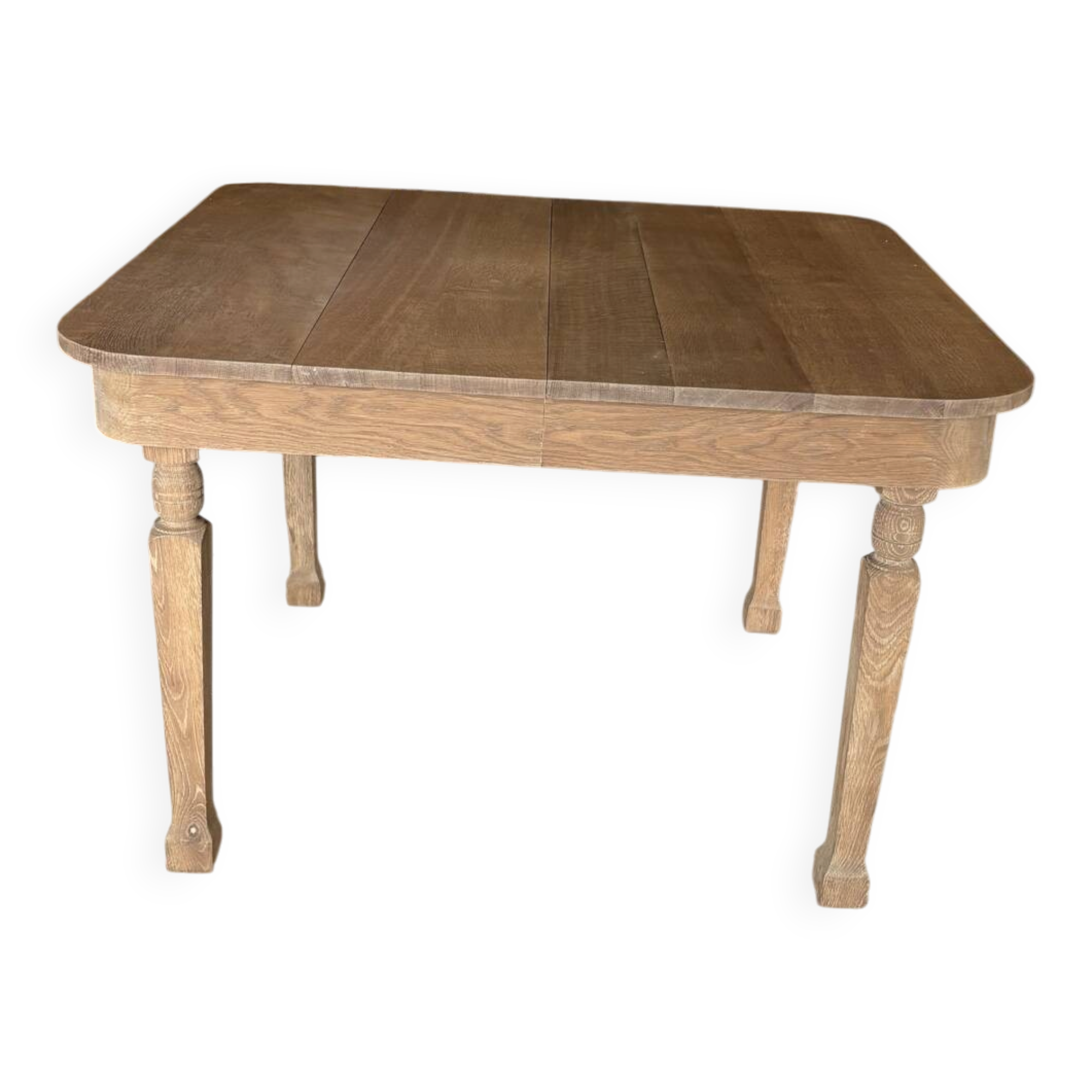 Oak table with extensions