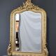 Bevelled mirror with pediment, Louis XV style – 2nd half of the 19th century
