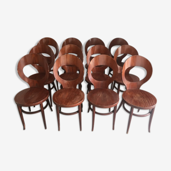 12 chairs Baumann model "Seagull"