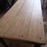 Old table feet turned