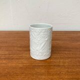 White German porcelain vase from the mid-century by Bjørn Wiinblad for Rosenthal, 1960s.