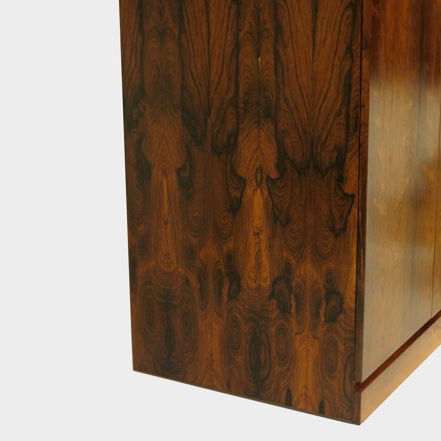 Large vintage mid century modern XL wardrobe with drawers in rosewood 1960s