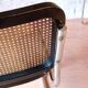 Set de 5 chaises B32 Cesca laque noire par Marcel Breuer années 80 Made in Italy