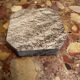 Ashtray, grey-beige marble catchall.