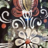 Ancien plat décoratif Handarbeit Kohler Biel