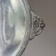 Vintage glass compartment aperitif platter