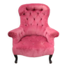 Ancien fauteuil capitonné Napoléon III