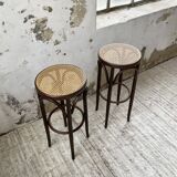 High cane bistro stools