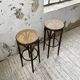 High cane bistro stools