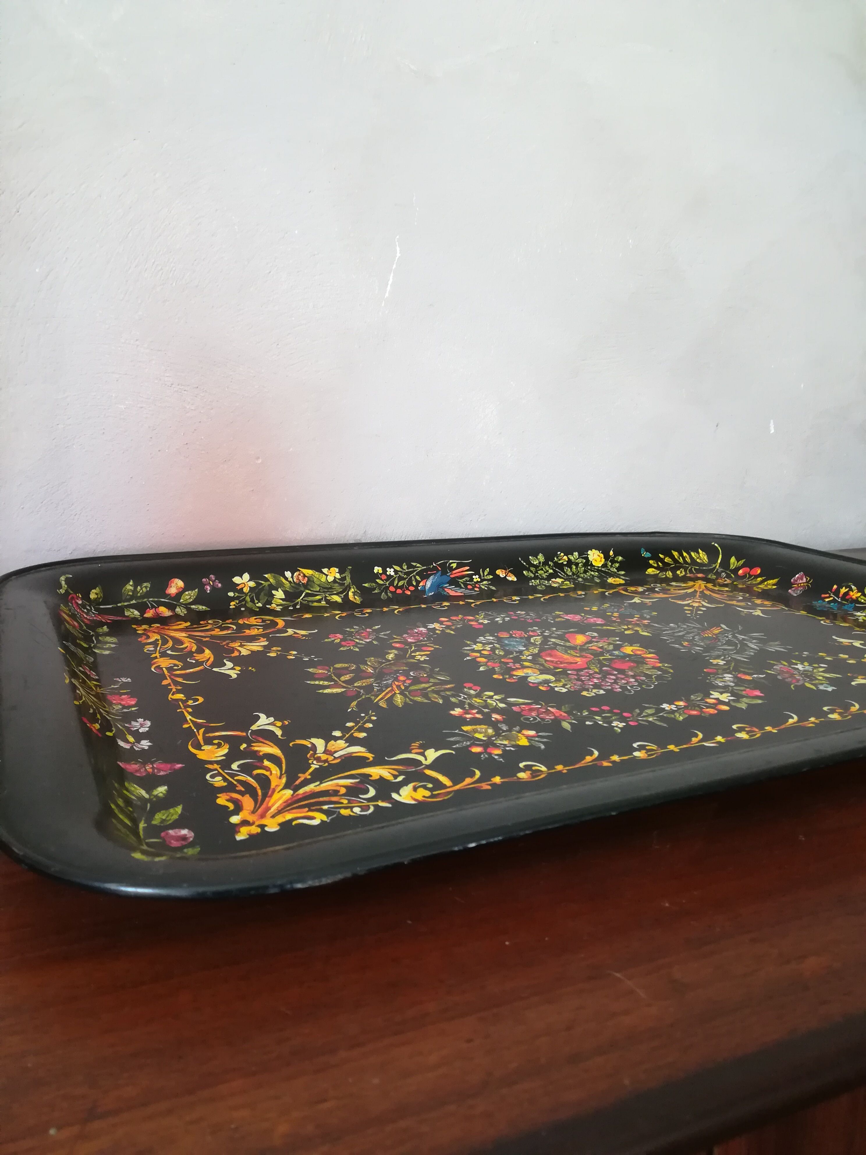 Bohemian metal tray