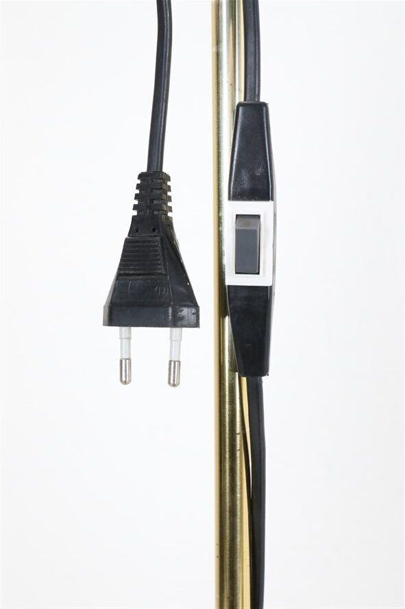 Mid-century Dansa lamp / reading / floor lamp / brass / gold / Danish modern design / 1970s