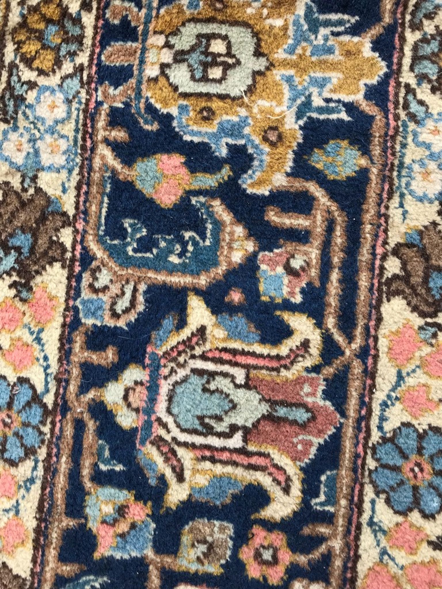 Persian old rug Persian Tabriz handmade 284x360cm