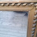 Old overmantel mirror