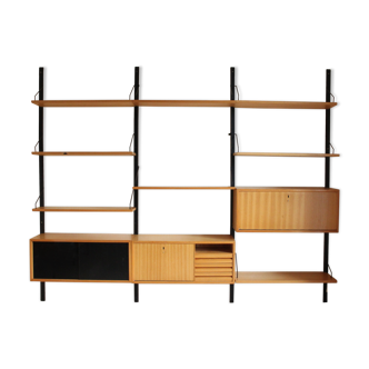 Cadovius birch bookcase, vintage shelf