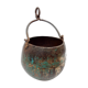 Pot water round vintage metal hanging