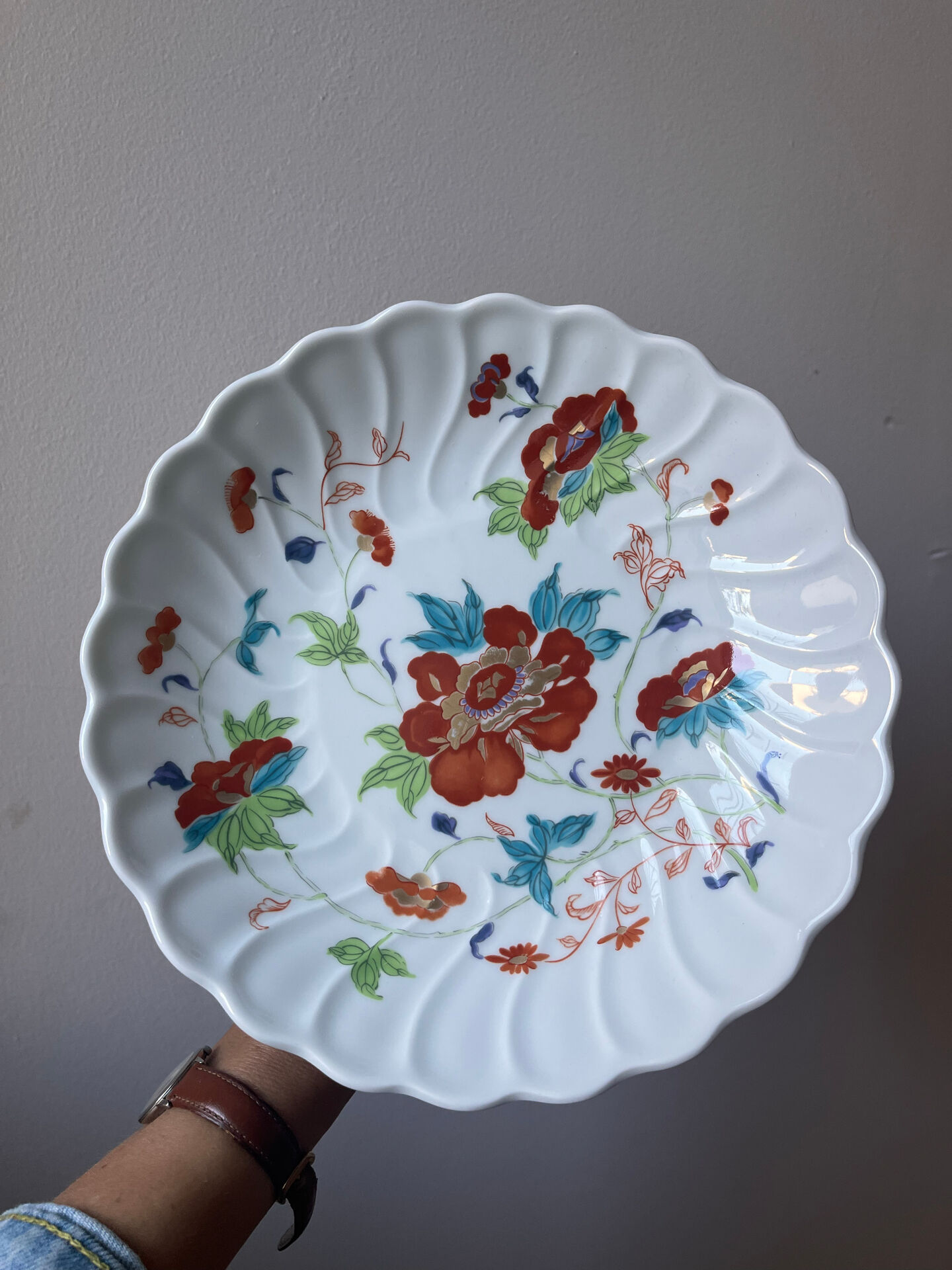 Limoges porcelain compote by Raynaud
