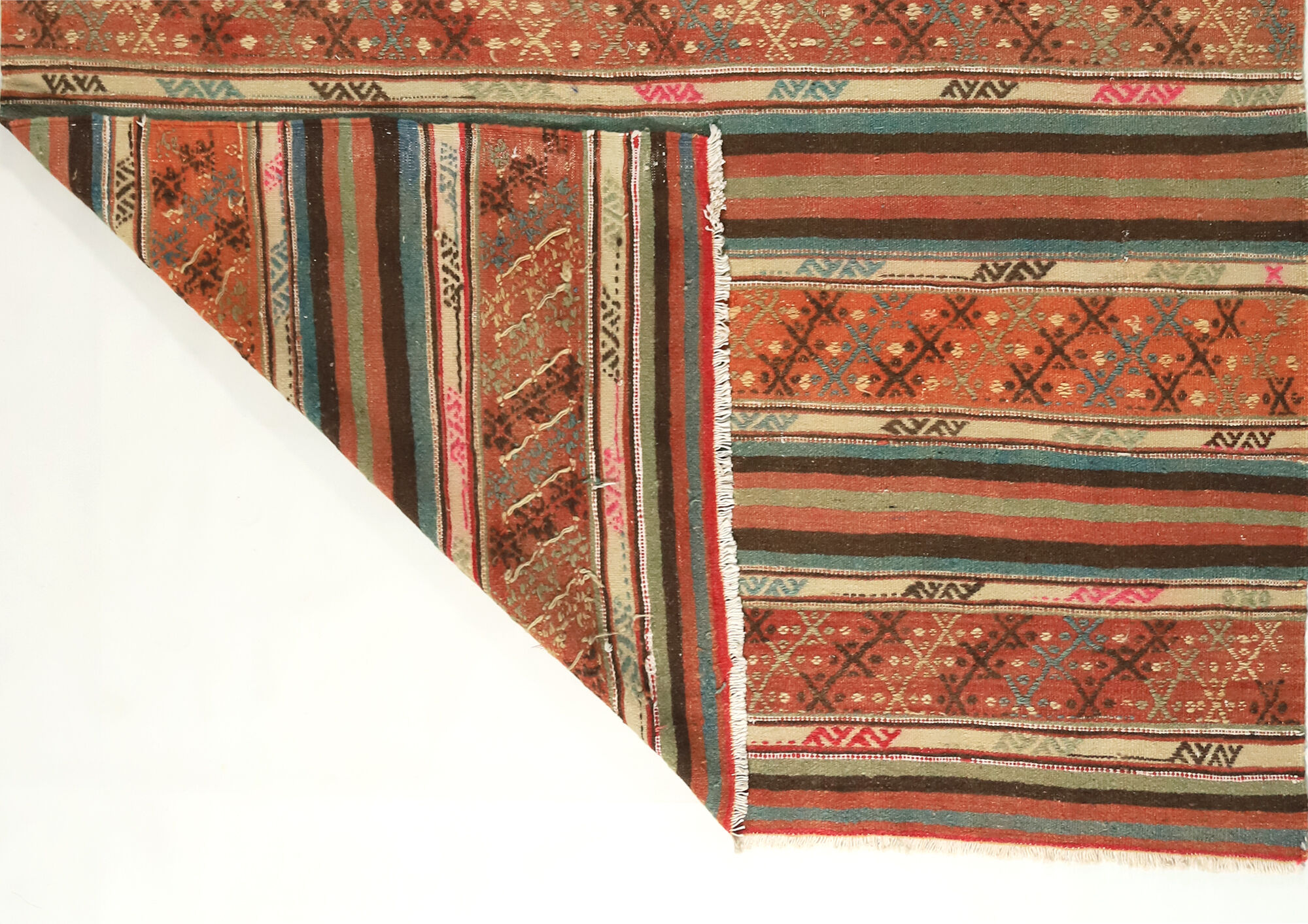 Anatolian handmade kilim rug 258 cm x 167 cm