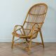Fauteuil en rotin 60'