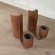 Pair of Scandinavian teak wall lights, Dolmus, 70s