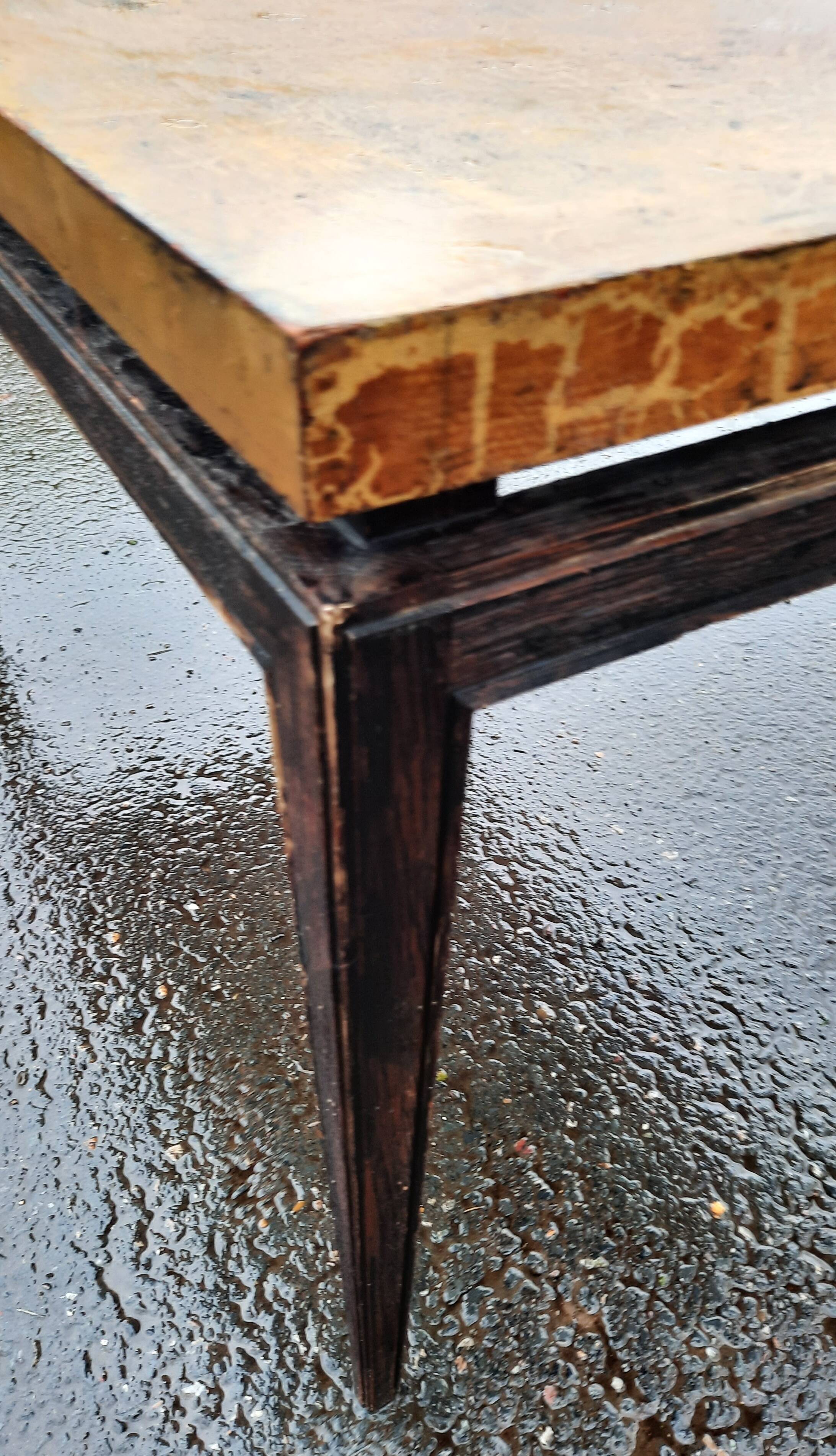Gold designer coffee table