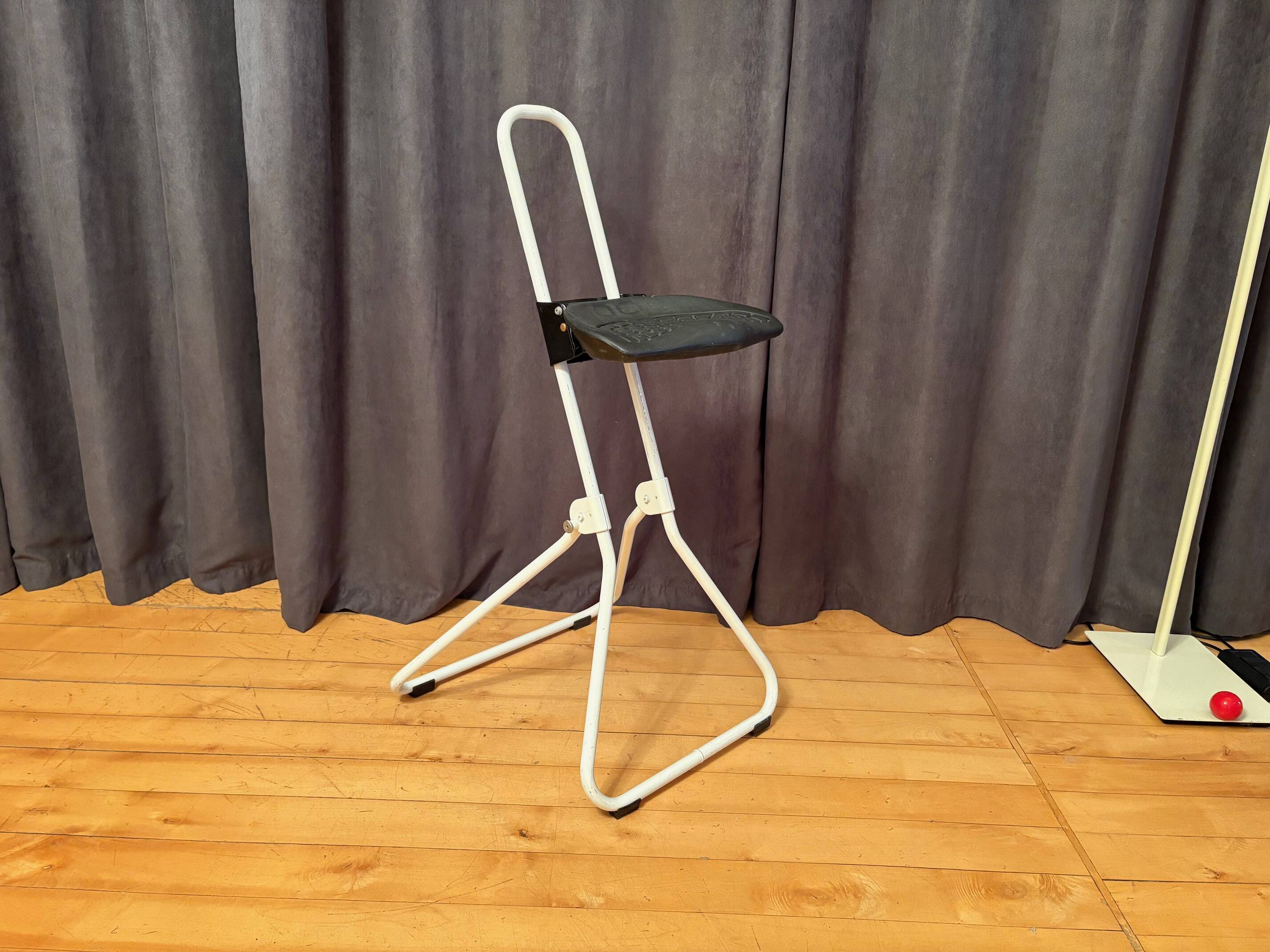 Stool with adjustable seat, designed by Brand/Häfner, Bad Essen, Germany, 1