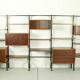XL Danish Modular Teak Wall Unit in Rosewood by Poul Cadovius, 1960s