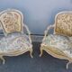 Paire de fauteuils Louis XV