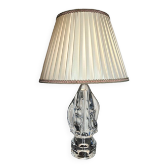 Grande lampe cristal années 60