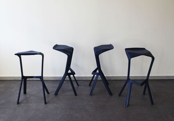 Paire de tabourets Miura par Konstantin Grcic pour Plank, Italie