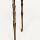 Maison Baguès coffee table in gilded bronze and aged mirror – 1950s