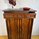 Antique Gründerzeit Vertiko Cabinet in Walnut – Circa 1890–1900  A stunning