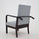 1940s Restored Beech Adjustable Armchair ,Czechoslovakia