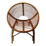children's rattan armchair