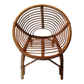 Fauteuil en rotin enfant