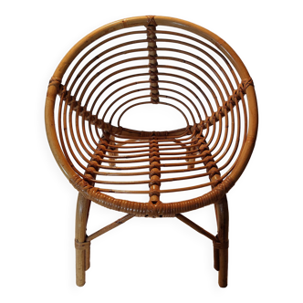 children's rattan armchair