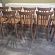 Set of 10 vintage Fischel bistro chairs, 1970s
