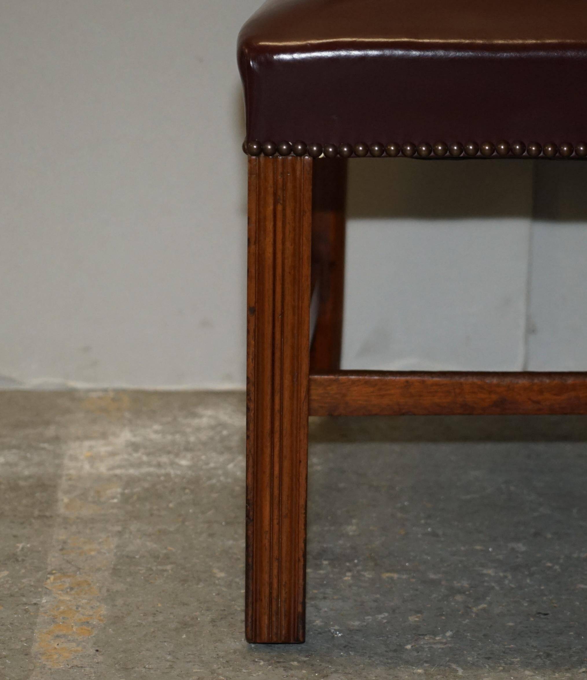 Pair of Spencer House leather office chairs