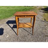 Oak table from the 1930s, 1 drawer.