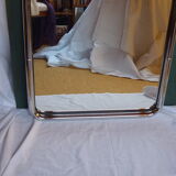 Square chrome mirror 1970  - 61x61cm