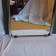 Miroir carré chromé 1970 - 61x61cm