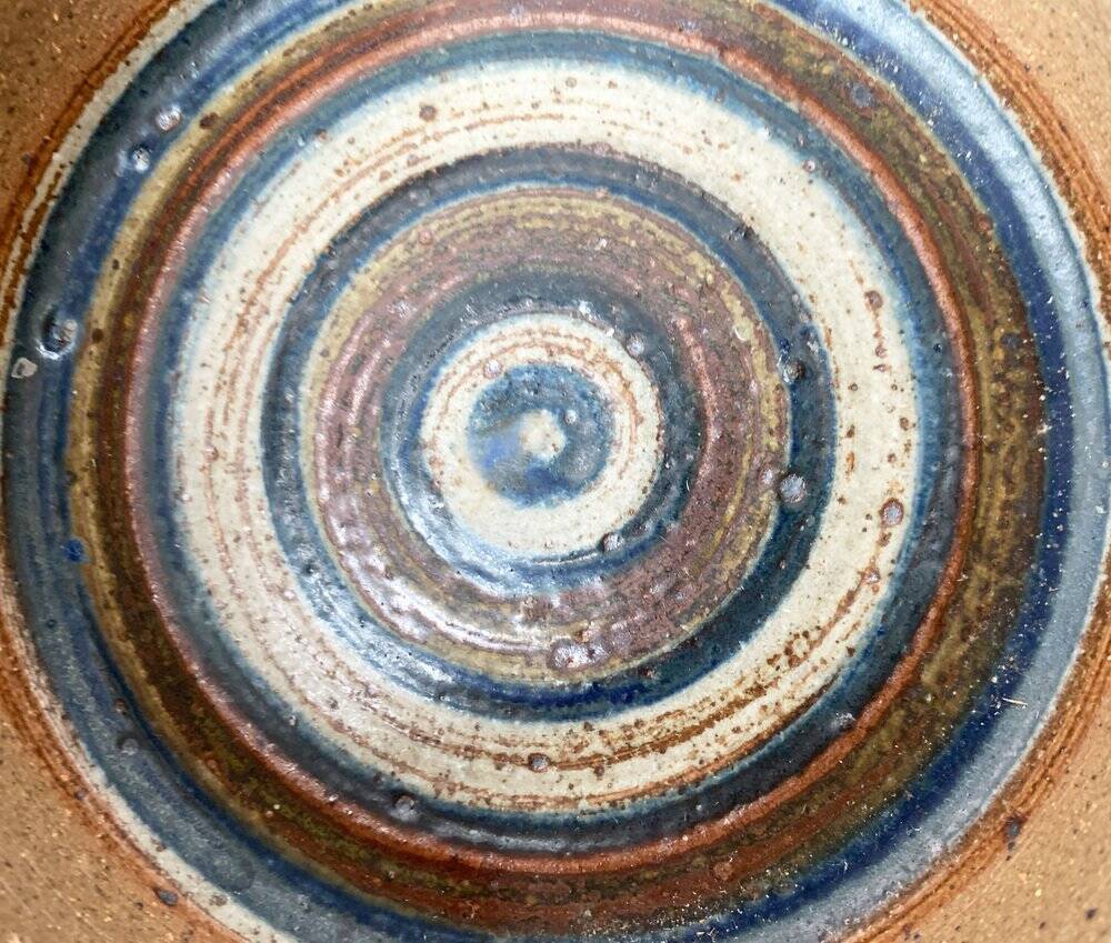 Mid-Century Danish Studio Pottery Candleholder by Kate and Klaus Friederichsen for Finke Keramik, 1970s