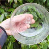 Antique crystal cheese bell