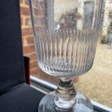 6 grands verres en cristal taillé XIXème