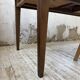 Table de ferme noyer pieds fuseaux 1950